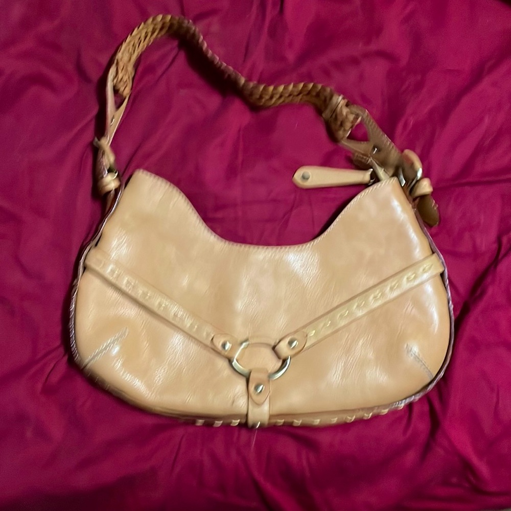 Tan leather Via Spiga purse